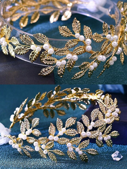 Belt Pearl Leaf Gold – Accents Elegant with Bridal