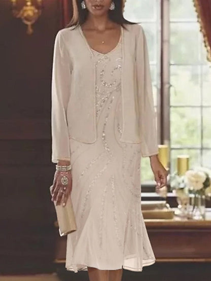 Beach Piece of Two Wedding the Dress Mother Bride Formal Mermaid