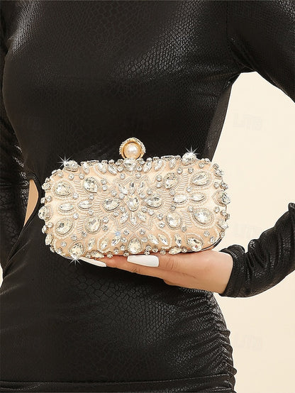 Women's Clutch Crystal-Embellished Bag