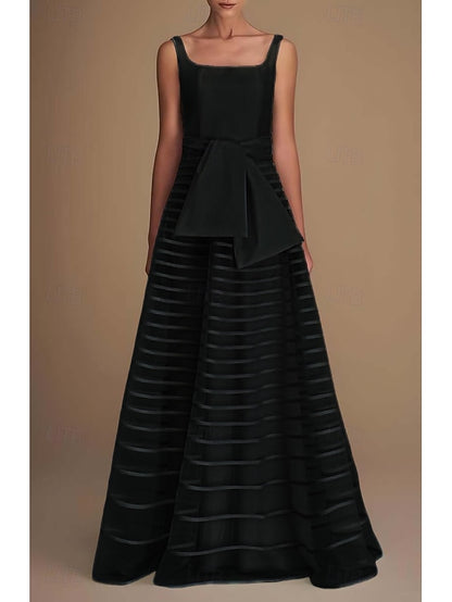 Dress A-Line Formal Evening Floor Gown Performance Elegant