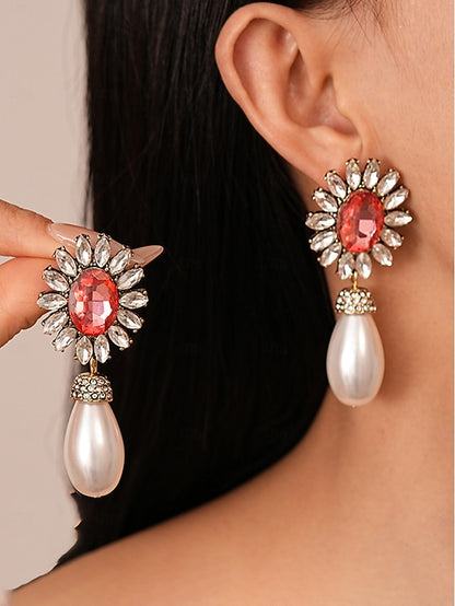 with Women's Jewelry Earrings Set Pearl