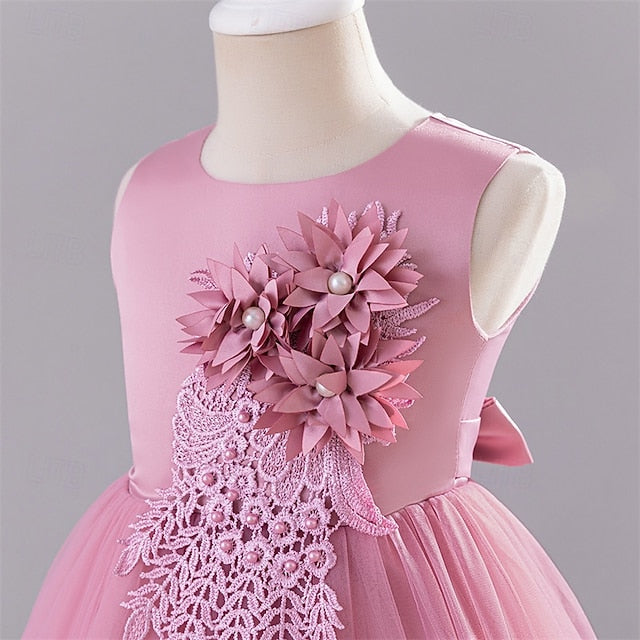 Kid's Girls' Princess Flower Dress Girl