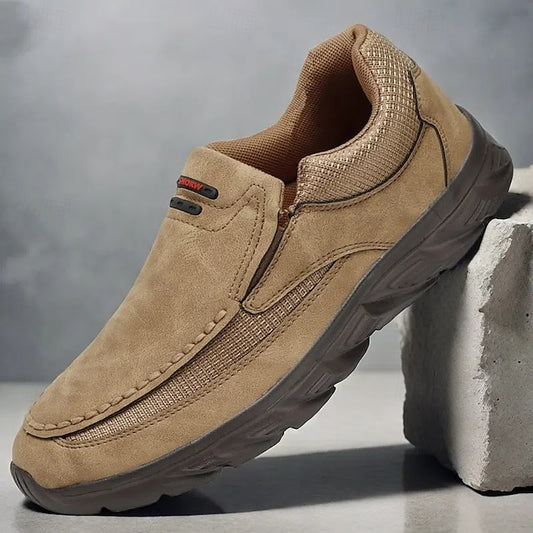 Wholesale SampleMen's Suede Slip-On Loafers – Lightweight, Breathable