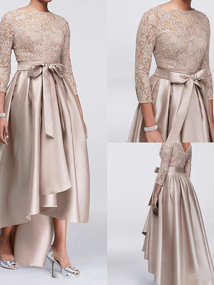 Guest the Wedding Mother Elegant Bride Dress of A-Line Size Plus