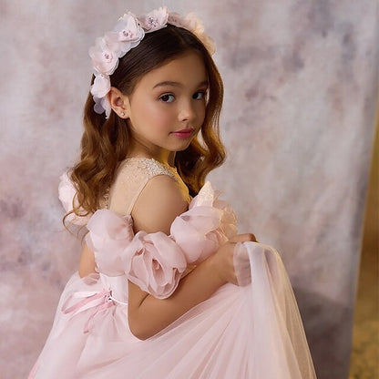 Girls' Dress Party First Communion Girl Flower
