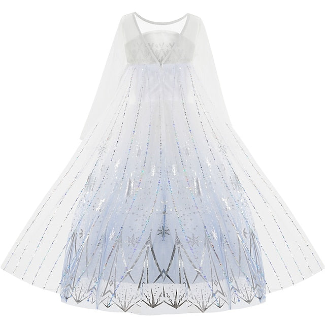 Flower Fairytale Girl Dress Princess Frozen Vacation Elsa