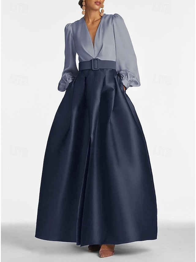 Split Evening Guest High Formal Gown Dress A-Line Wedding Floor