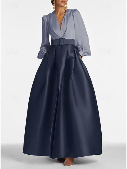 Split Evening Guest High Formal Gown Dress A-Line Wedding Floor