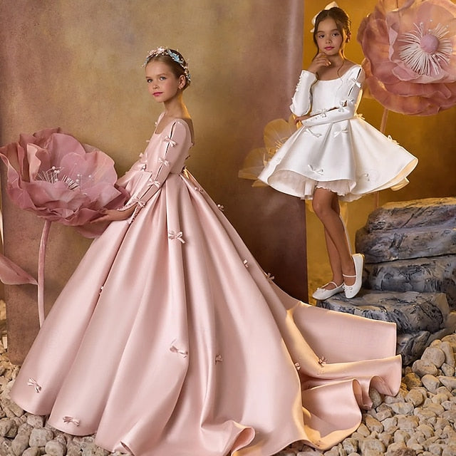 Girl Party Dress Girls' Flower Kids First Communion