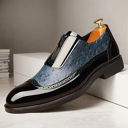 Black Tan and Shoes Colorblock Men's with Patent Formal