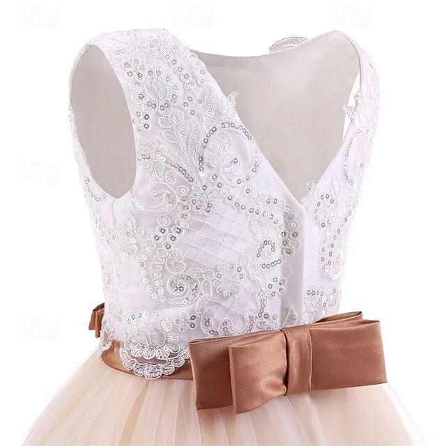 Girl Girls' Princess Kid's Dress Flower