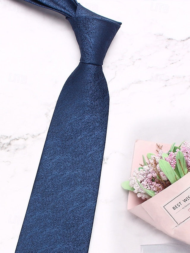 Herringbone – Polyester Tie Christmas Stylish Men's