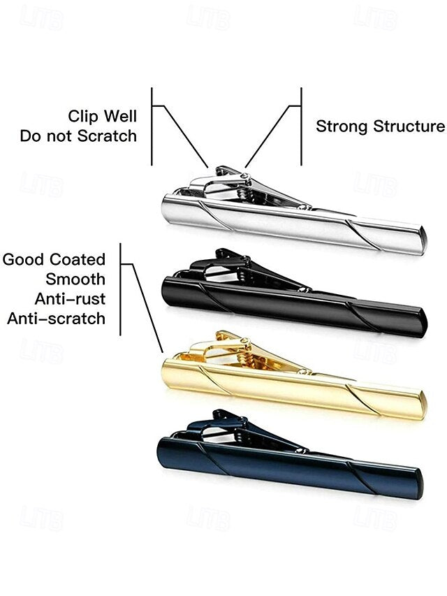 Colors Tie 7 Clip Men's Metal - Classic Available