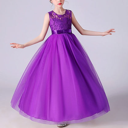 Flower Girl Evening Dress Gown Party Girls'