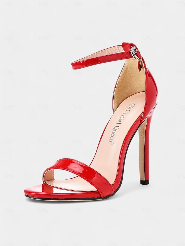 Wedding Metallic Stiletto Heel Sleek – for Sandals Women