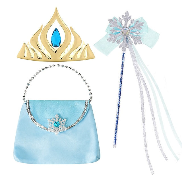 Fairytale Party Theme Girl Dress Flower Anna Princess Frozen