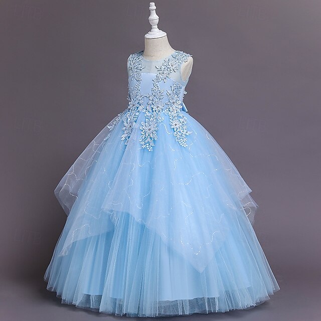 Girls' Flower Princess Dress Girl Kid's