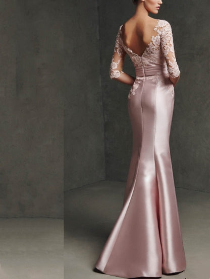 Mermaid Dress Formal Bride Mother of Evening Elegant the