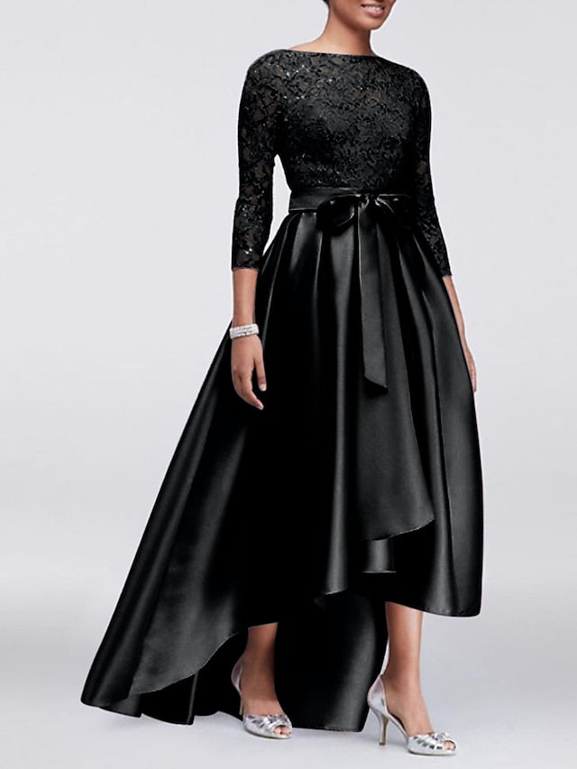 Guest the Wedding Mother Elegant Bride Dress of A-Line Size Plus