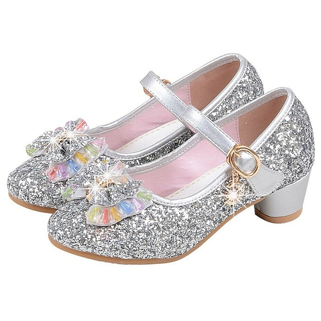 – Mary Girls' Princess Shoes Sparkling Jane Glitter Party