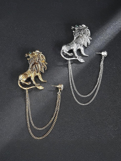 with Deer Brooch Christmas Lapel Men's Pin