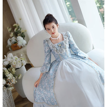 Inspired Dress Masquerade Gothic Vintage Rococo Girl Flower