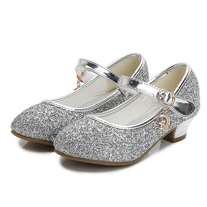Jane Sparkly Girls' Heel Low Mary - Glitter Shoes