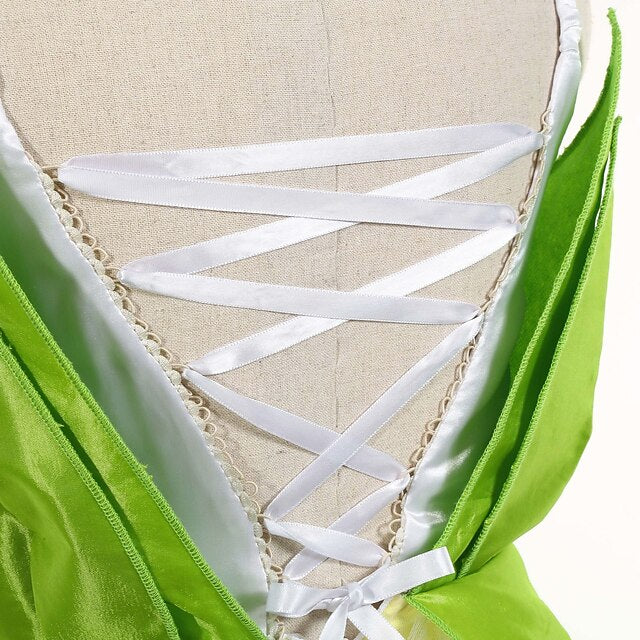 Theme Fairytale Dress Tinker Bell Girl Flower Tiana Princess