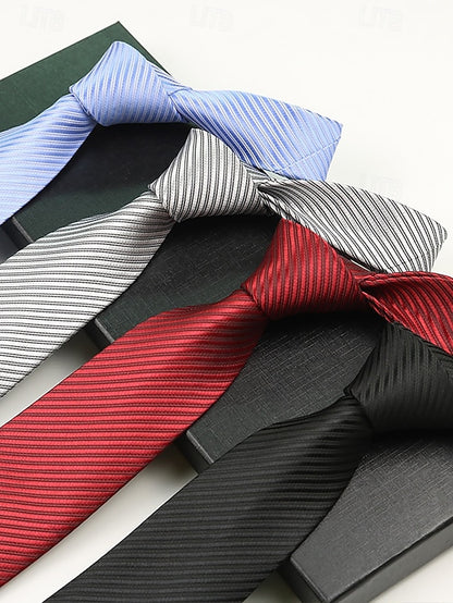 Men's tie satin striped