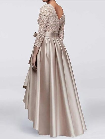 Guest the Wedding Mother Elegant Bride Dress of A-Line Size Plus