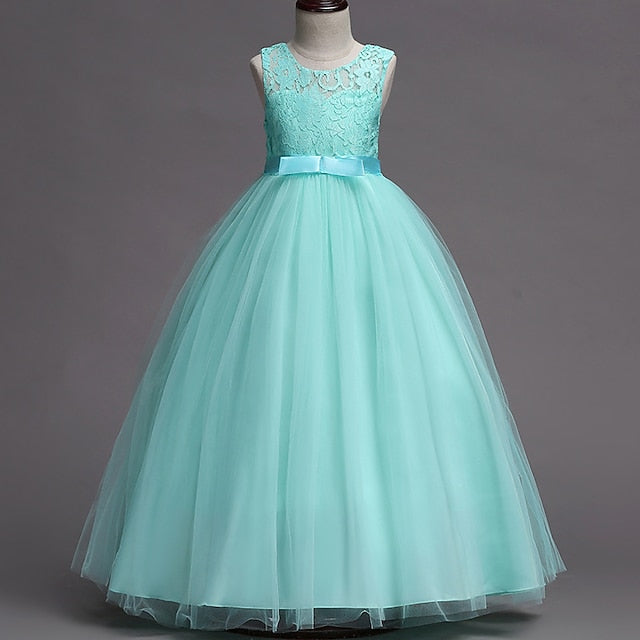 Flower Girl Evening Dress Gown Party Girls'