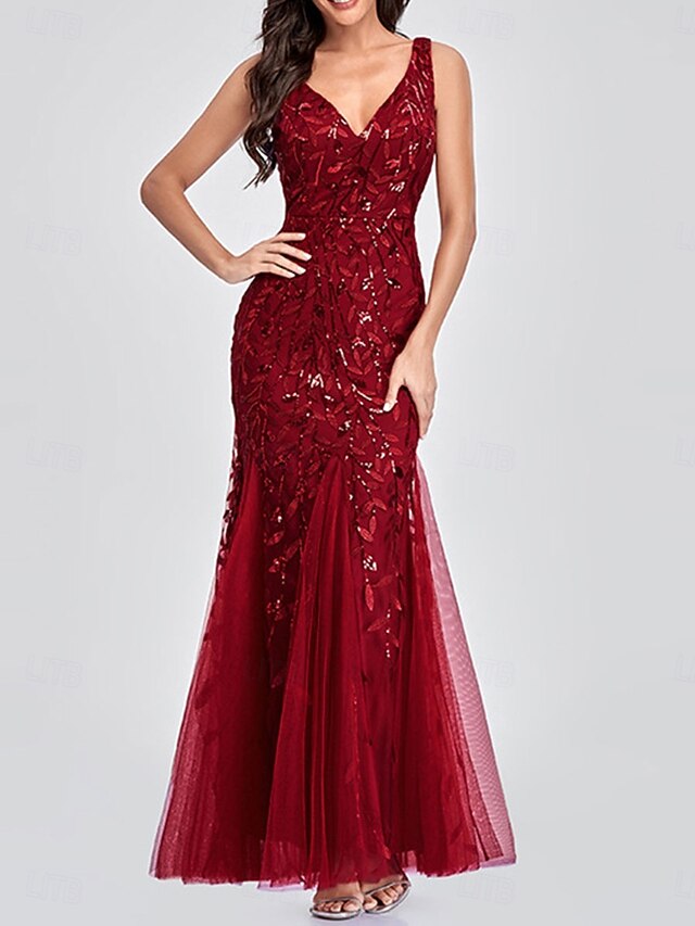 Mother V of Dress Party the Bride Floor Elegant Neck