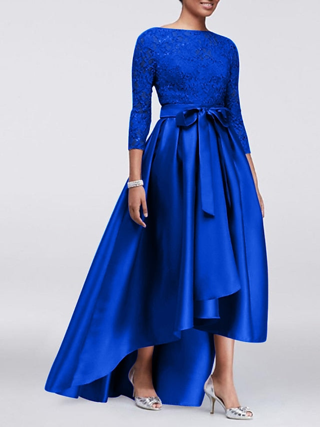 Guest the Wedding Mother Elegant Bride Dress of A-Line Size Plus