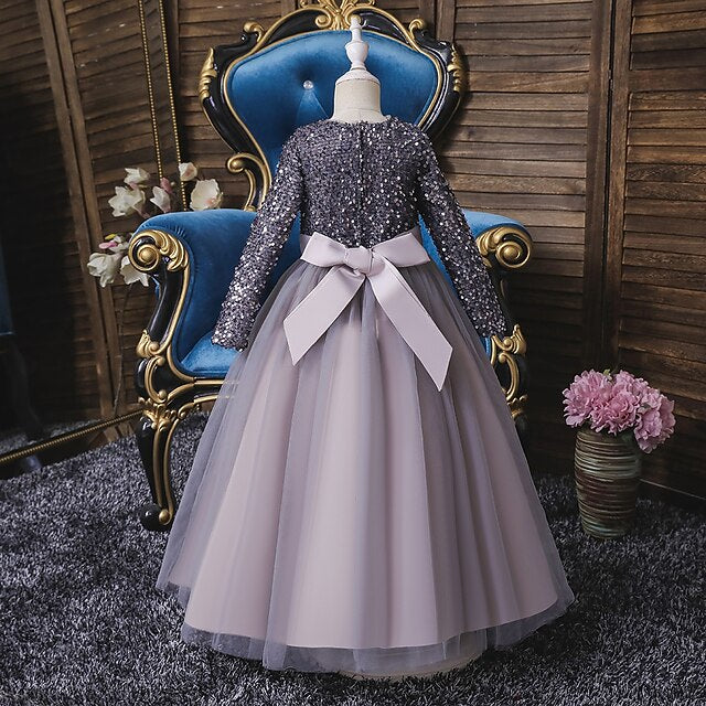 Party Flower Dress Performance Girl Girls'