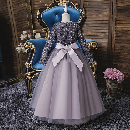 Party Flower Dress Performance Girl Girls'