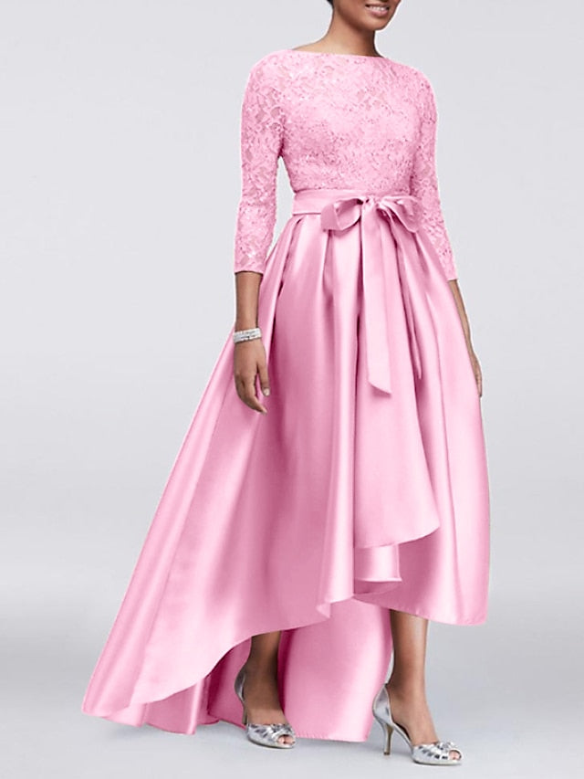 Guest the Wedding Mother Elegant Bride Dress of A-Line Size Plus