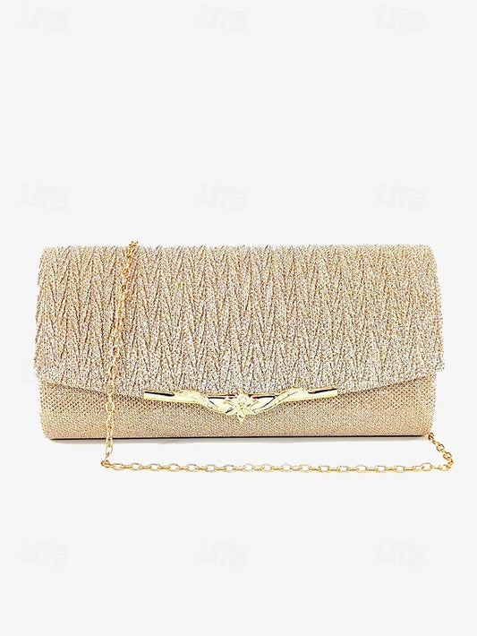 Handbag Evening Women's - Party Elegant Glitter Clutch Gold