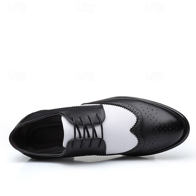 with White Black and Shoes Oxford Brogue Men's